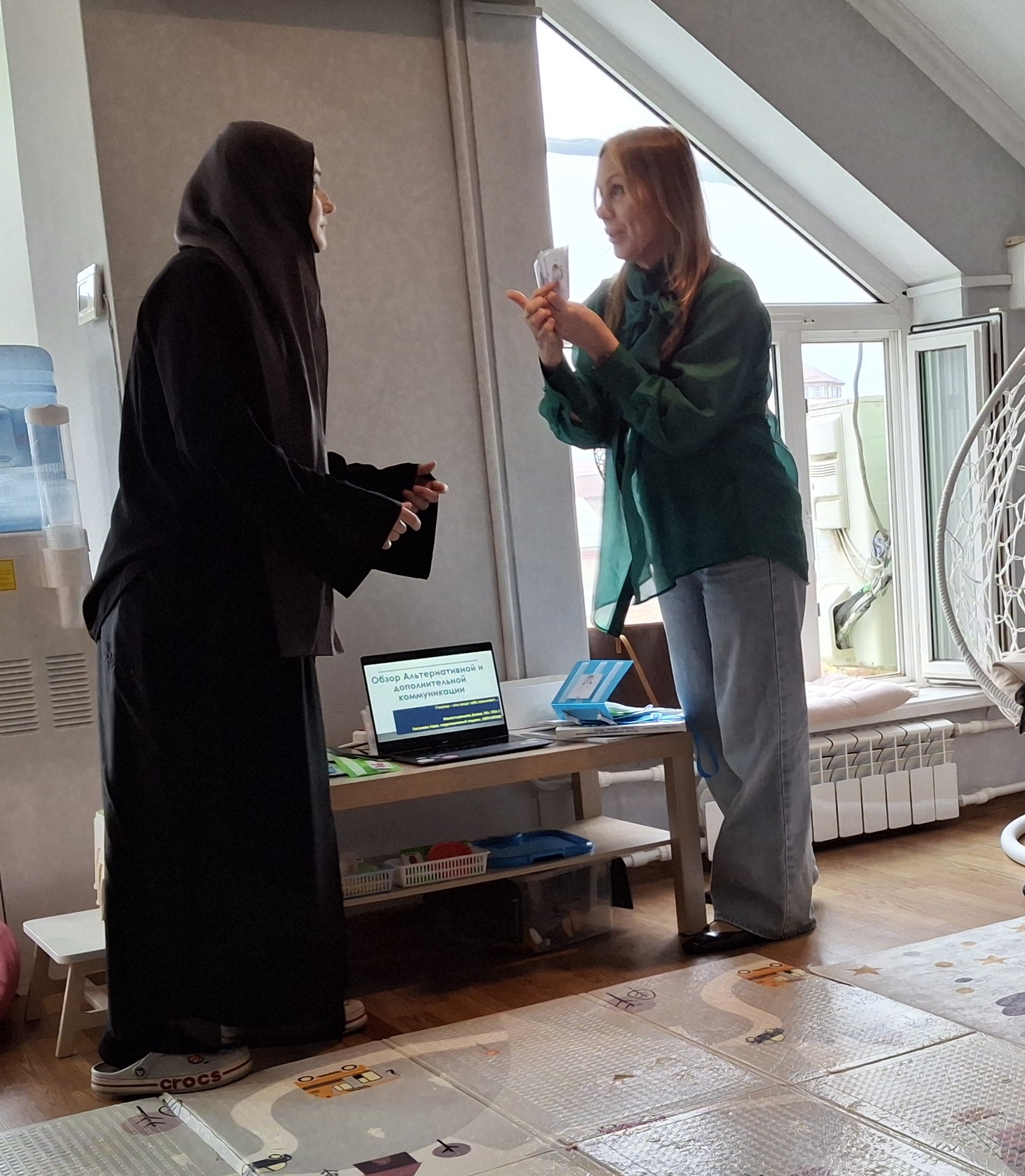 Участие в семинаре Дианы Монастырецкой на тему  «Структурированная методика альтернативной коммуникации для детей с особыми потребностями».