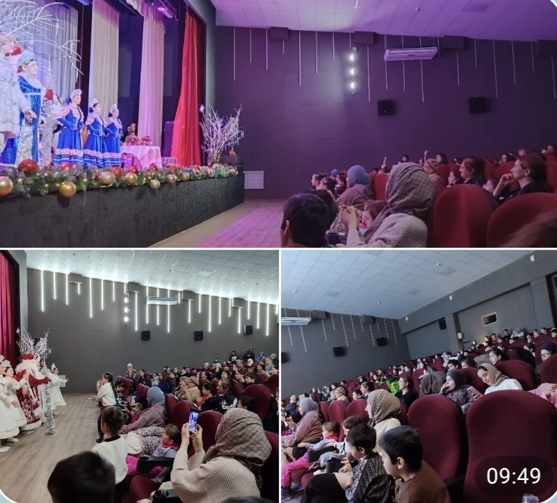 Сказочное представление "Морозко" для детей в К/Т "Сулак" г. Кизилюрт.