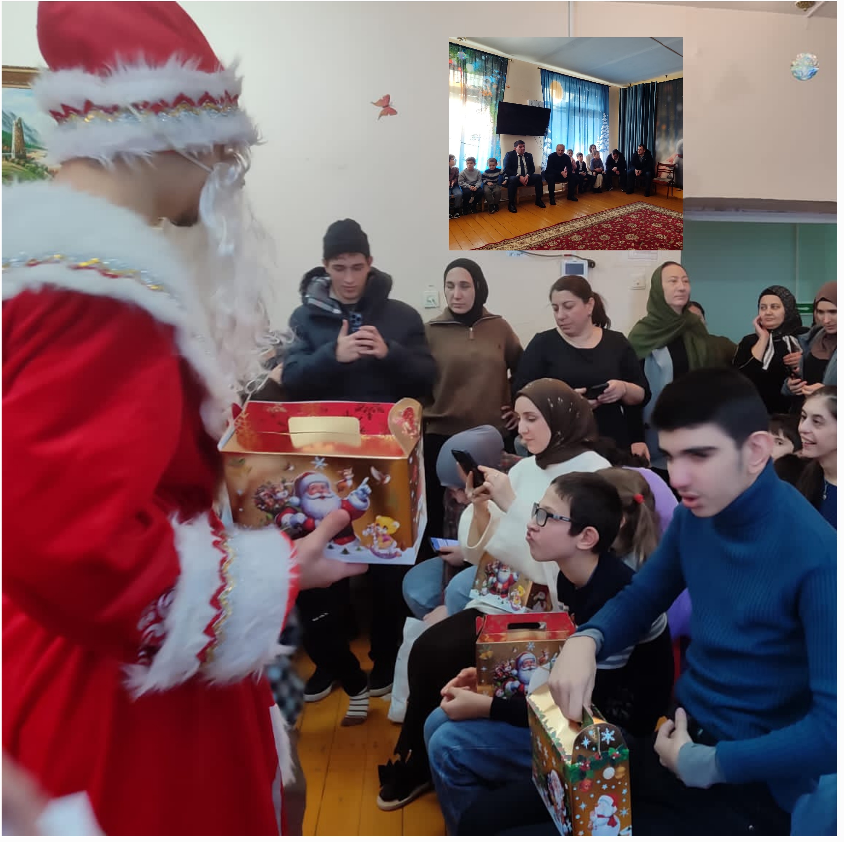 В рамках Всероссийской акции «Российский детский Дед Мороз» активисты Совета Первых города Кизилюрта посетили реабилитационный центр г. Кизилюрт.