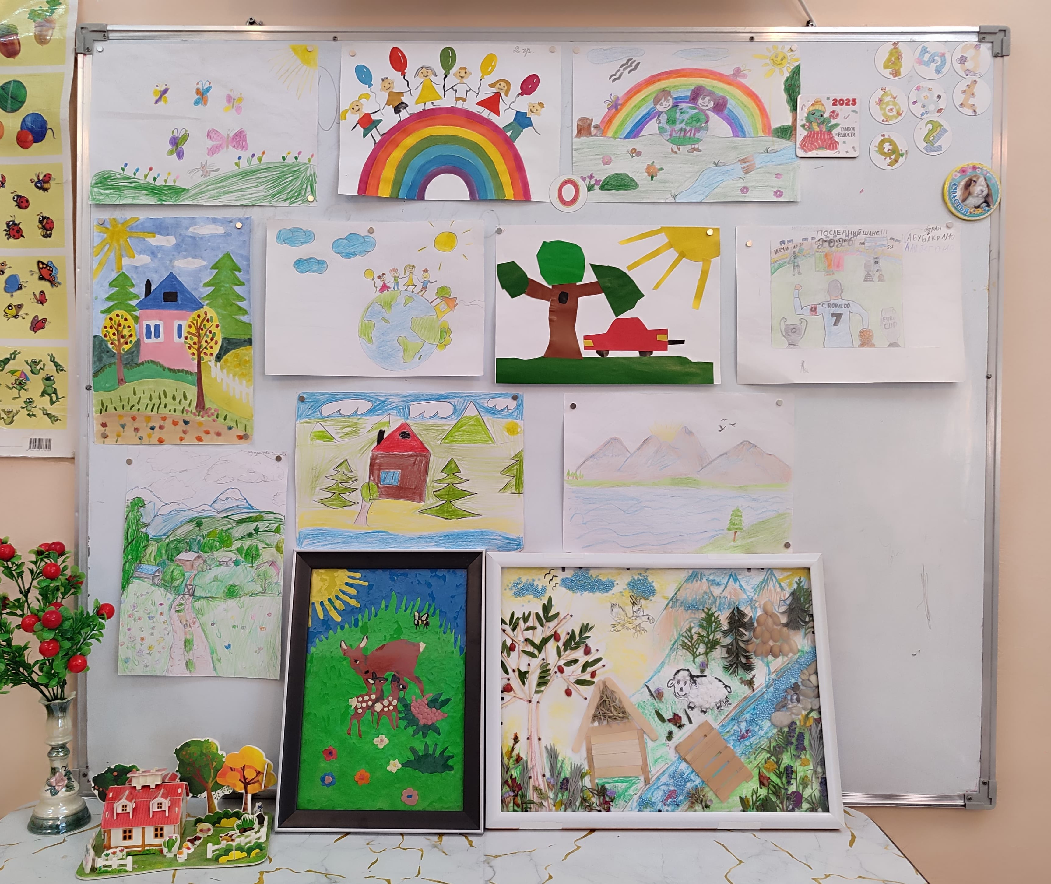 Итоги первого этапа конкурса детских рисунков на тему "Мир вокруг меня"